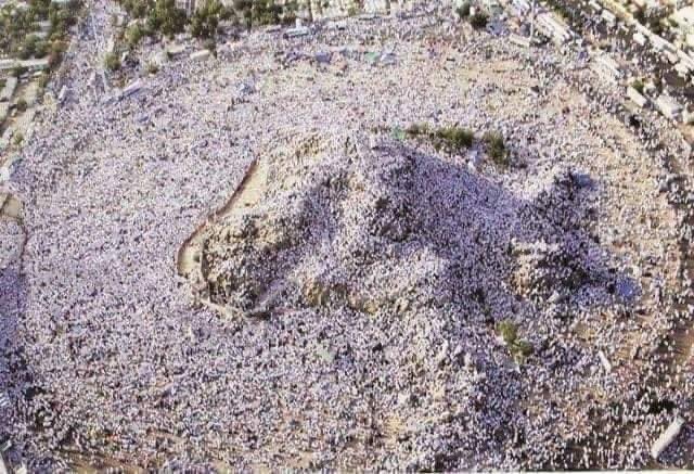 Hajj Les P Lerins Sur Le Mont Arafat Pour Accomplir Le Rite Le Plus