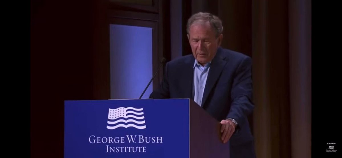 Vidéo. « L’invasion de l’Irak est brutale et injustifiée, je veux dire l’Ukraine ». Le lapsus révélateur de l’ancien président américain George W. Bush