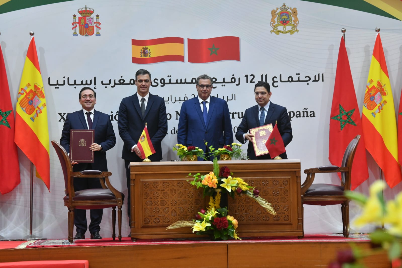XIIème Réunion de Haut Niveau Maroc-Espagne: voici l’intégralité de la Déclaration conjointe