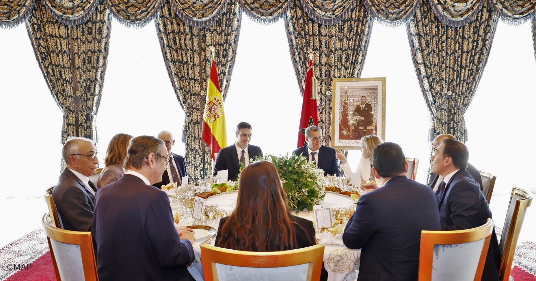 Déjeuner Royal en l’honneur du Président du gouvernement espagnol et de la délégation l’accompagnant