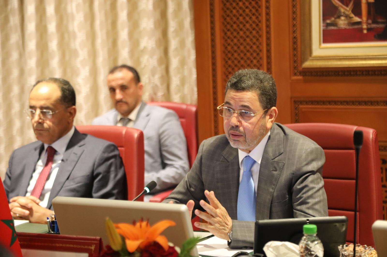 M. Abdennabaoui s’entretient avec le président du Conseil supérieur de la magistrature en Irak (diapo)