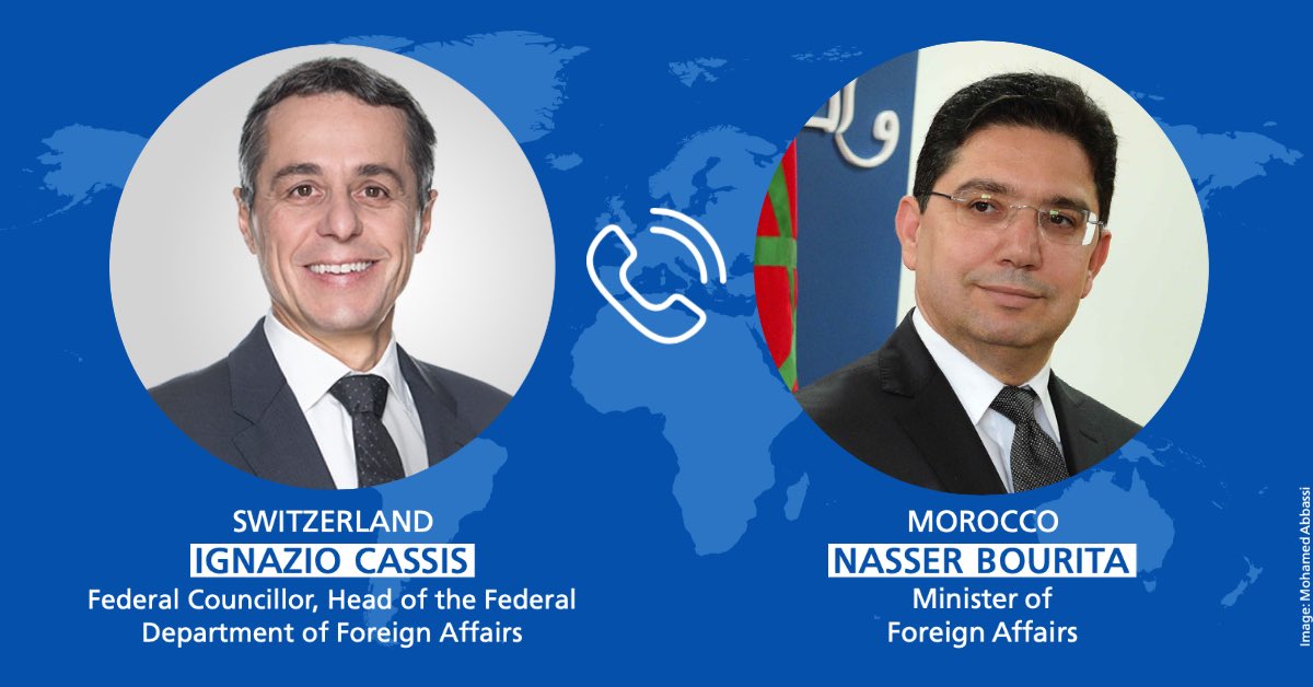 Maroc-Suisse: Nasser Bourita a eu un entretien téléphonique avec son homologue Ignazio Cassis