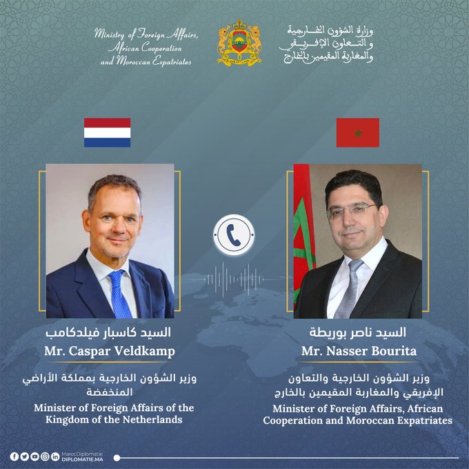 Partenariat élargi entre le Maroc et les Pays-Bas: M.M Bourita et Veldkamp tracent le sillon
