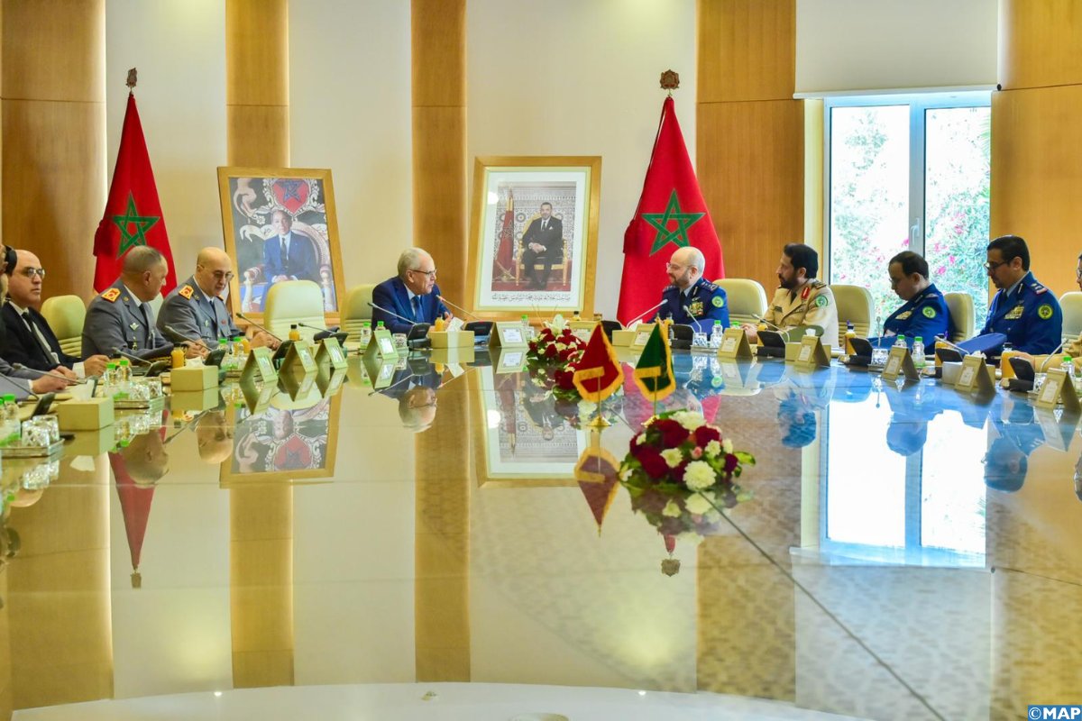 Abdeltif Loudyi reçoit le Chef d’état-major des Forces armées saoudiennes