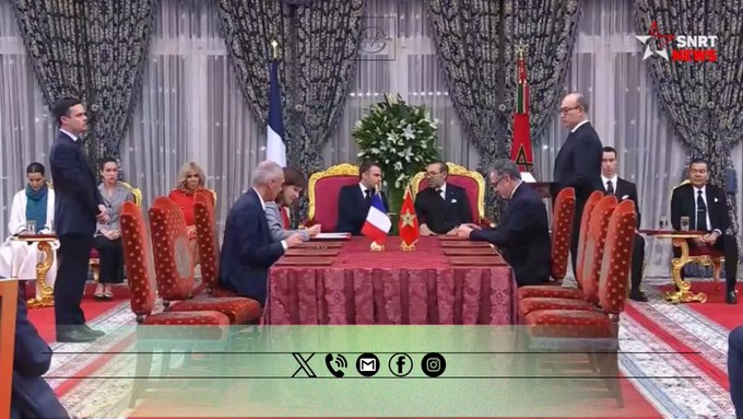 [Vidéo] Maroc-France: la moisson d’accords et de contrats signés en présence du Roi Mohammed VI et du Président Emmanuel Macron