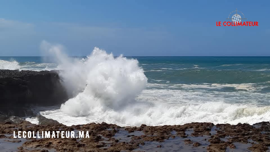 تنبيه هام : هيجان البحر بساحل سيدي موسى يستوجب الحذر / فيديو