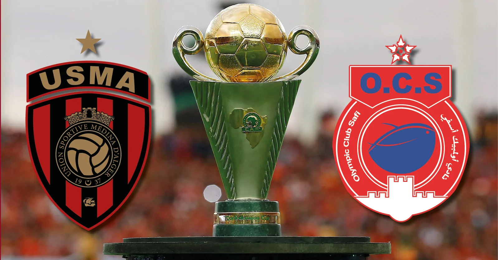 أولمبيك آسفي يحدد موعدًا لمواجهة اتحاد العاصمة الجزائري في نصف نهائي كأس الكونفدرالية.