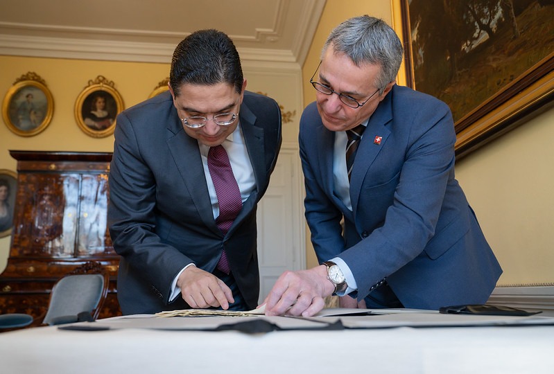 Le Maroc, “sous l’orientation de Sa Majesté le Roi Mohammed VI, est un partenaire clé pour la Suisse sur la rive sud de la Méditerranée et dans le continent africain” (M. Ignazio Cassis)