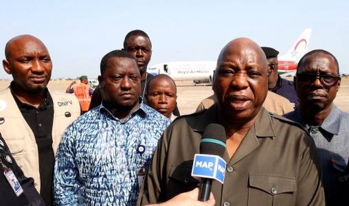 La Guinée exprime ses sincères remerciements à Sa Majesté le Roi suite à une opération humanitaire de retour de ressortissants guinéens dans leur pays