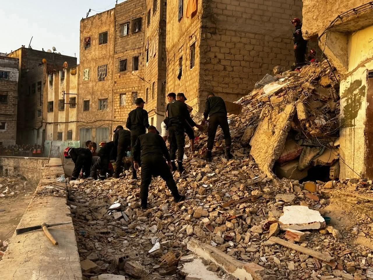 [Vidéo] Fès: quatre morts et six blessés dans l&rsquo;effondrement d&rsquo;un immeuble