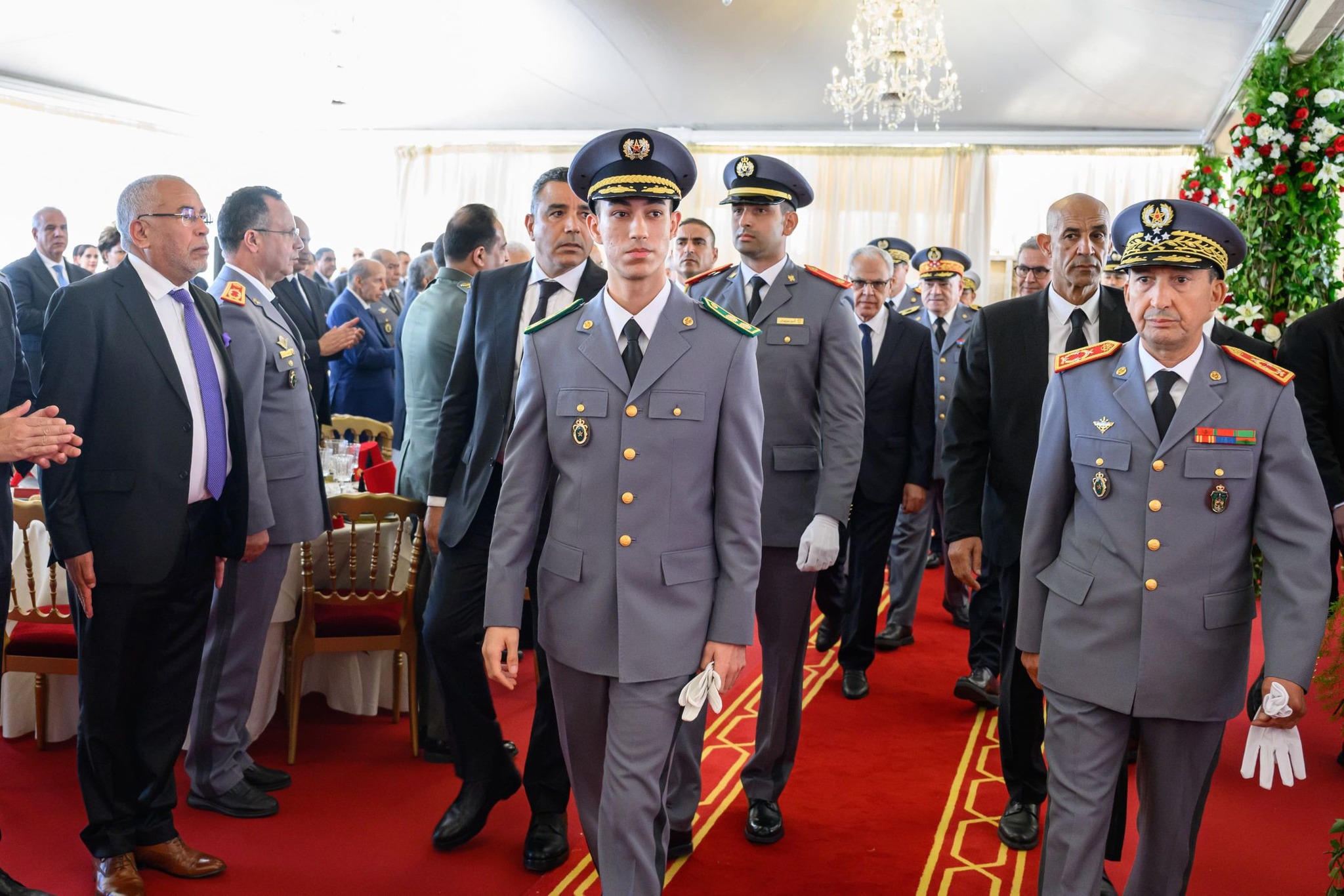 SAR le Prince Héritier Moulay El Hassan préside le déjeuner offert par SM le Roi à l’occasion du 70e anniversaire des FAR