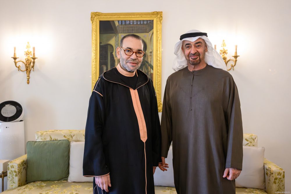 Sa Majesté le Roi Mohammed VI reçu par SA Cheikh Mohammed Ben Zayed Al-Nahyane, qui effectue une visite privée au Maroc