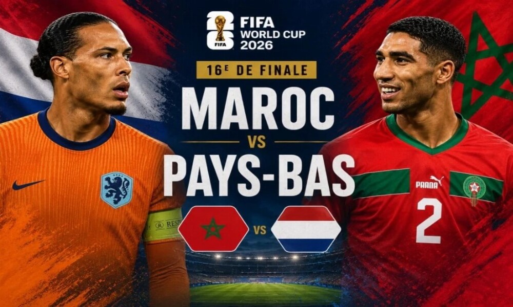 Grosse affiche! Le Maroc affrontera Les Pays-Bas en 16es de finale