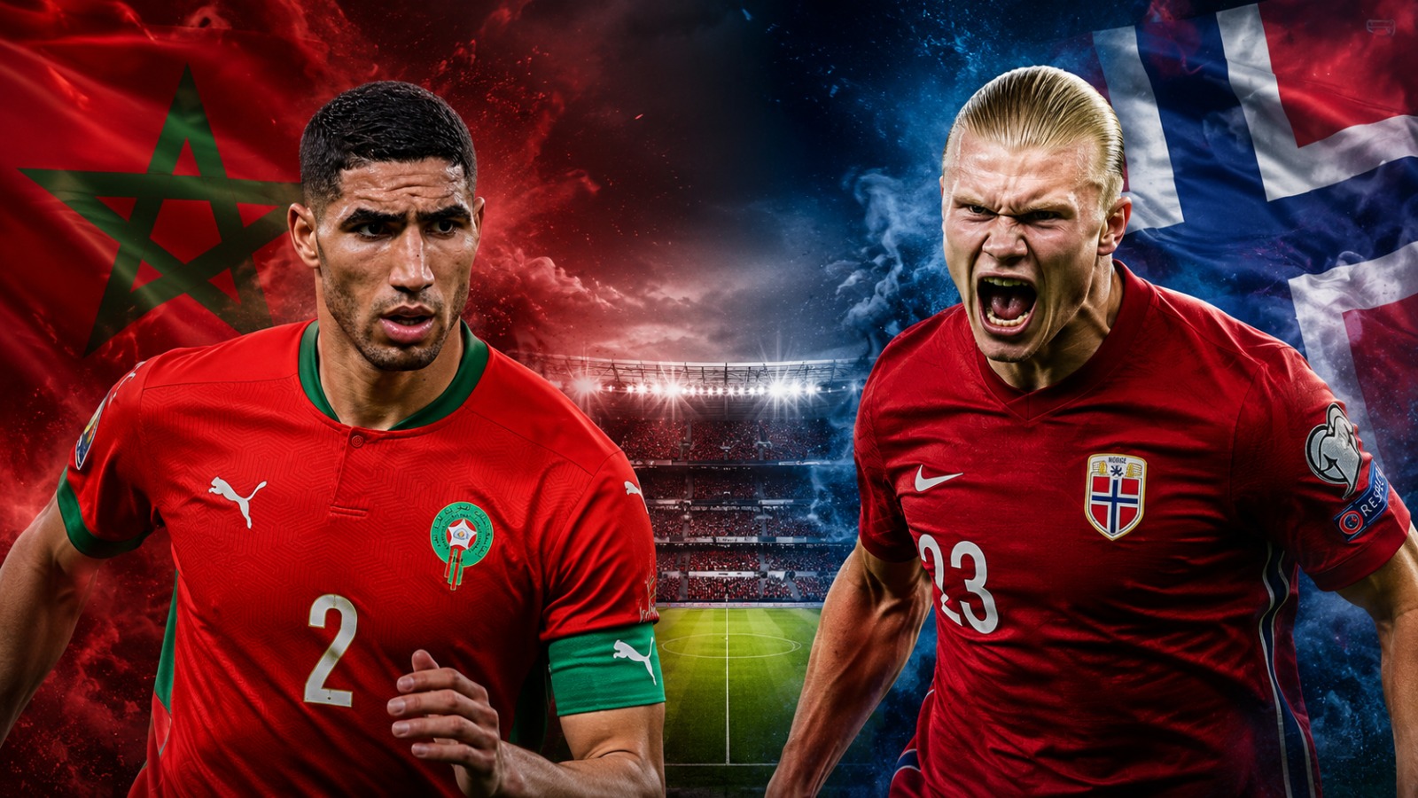 Tous derrière les Lions de l&rsquo;Atlas ce soir face à la Norvège