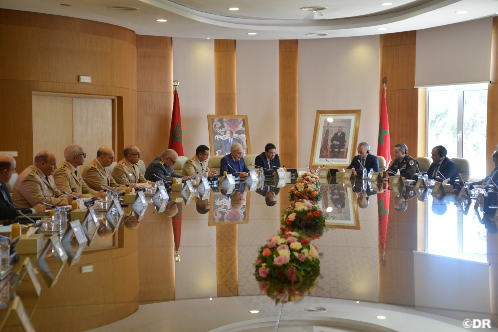 En exécution des Hautes Instructions de Sa Majesté le Roi, MM. Bourita et Loudyi reçoivent à Rabat le Haut représentant du Conseil de paix pour Gaza